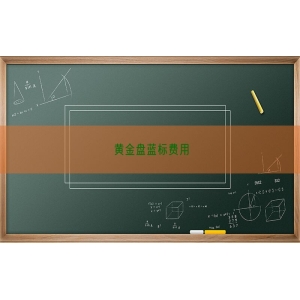 黄金盘蓝标费用