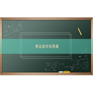 黄金盘灰标搭建