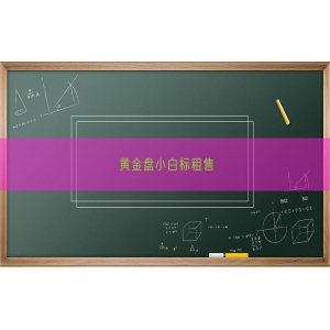 黄金盘小白标租售
