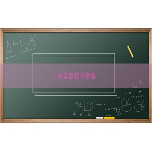 黄金盘软件搭建