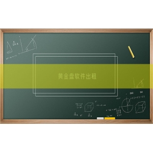 黄金盘软件出租