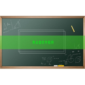 黄金盘软件租用
