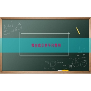 黄金盘交易平台费用