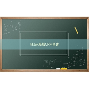 tiktok商城CRM搭建