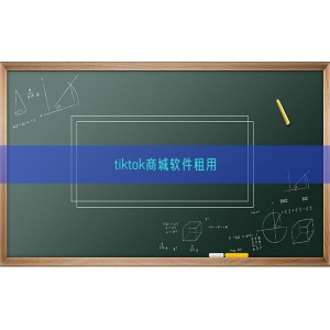 tiktok商城软件租用