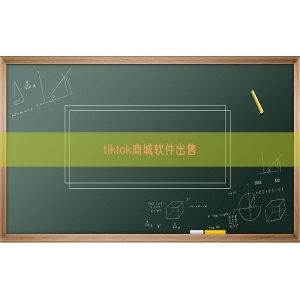 tiktok商城软件出售