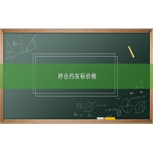秒合约灰标价格
