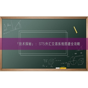 「技术探秘」：ST5外汇交易系统搭建全攻略